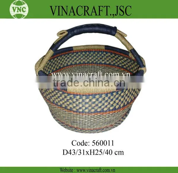 Lady seagrass shopping bag