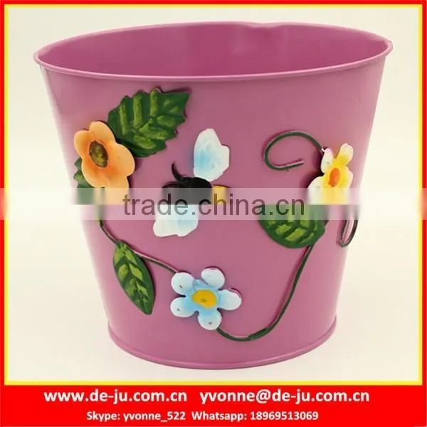 Sculpture Garden Bright Color Flower Pot