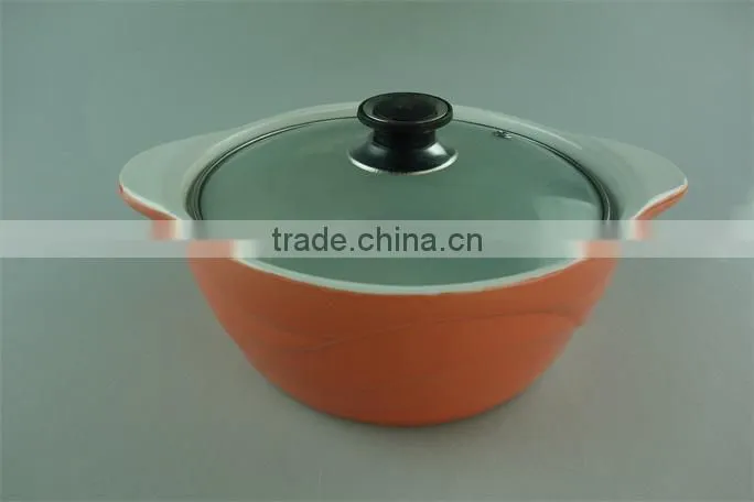 Stocked cheap price ceramic tureen with glass lid