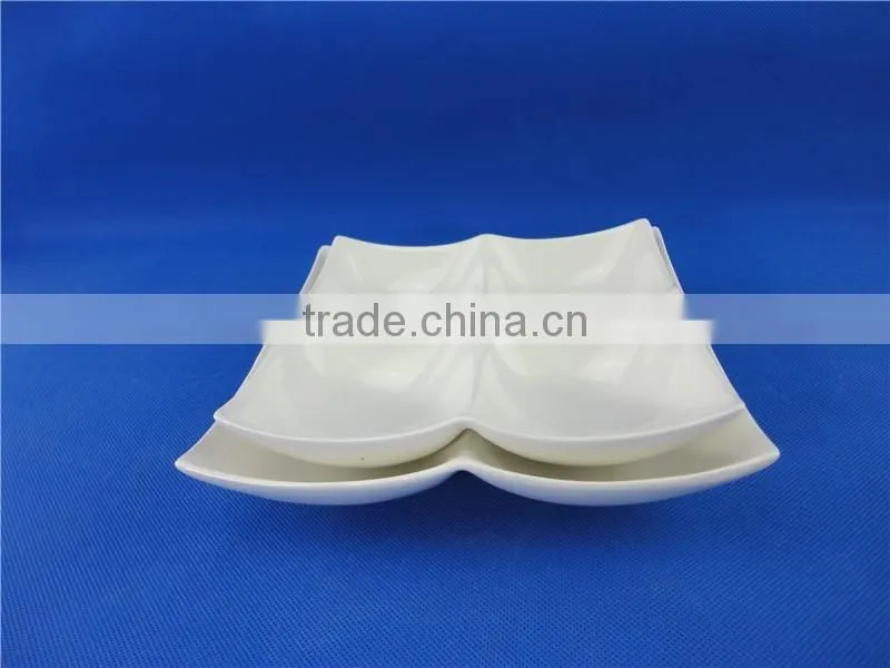 ceramic four compartment dish