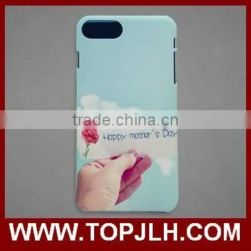 white coated hard case for iphone 7/7 plus custom made phone case