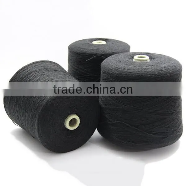 Good quality acrylic yarn high bulk nm9/2 color with black for sale