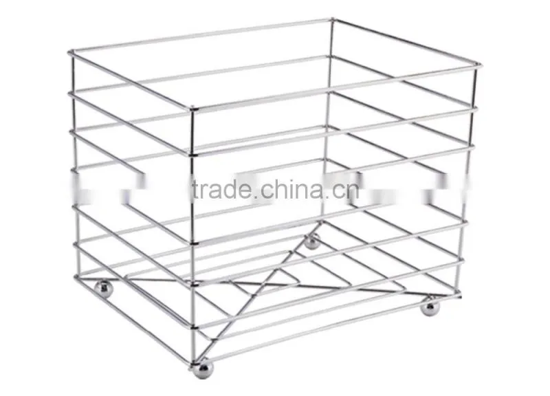 Storage basket for bathroom,iron decorative bath towel holder basket