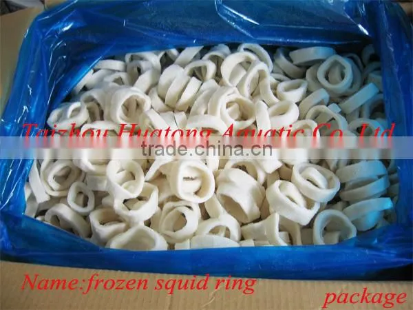 fresh clean frozen squid, squid ring, squid tube in high quality