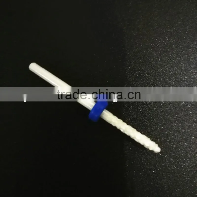 Medium Type Small Flame Head Diameter 2.0MM Polishing Drill Nail Ceramic Drill Bit