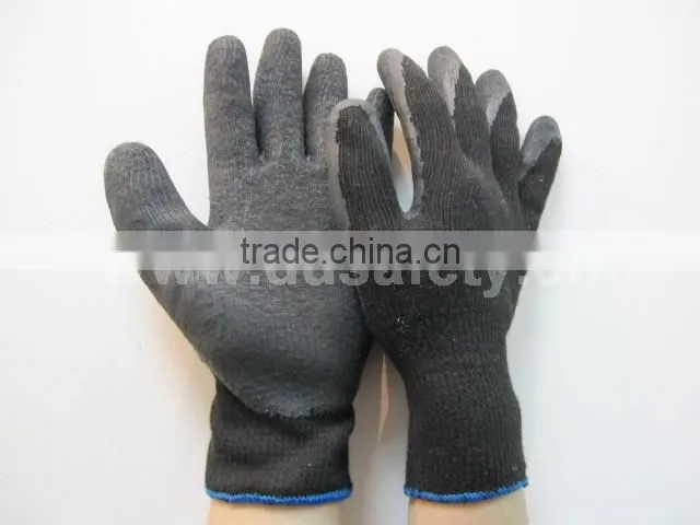 DDSAFETY 2017 High Quality Work Gloves 10 Gauge Black Cotton Gloves