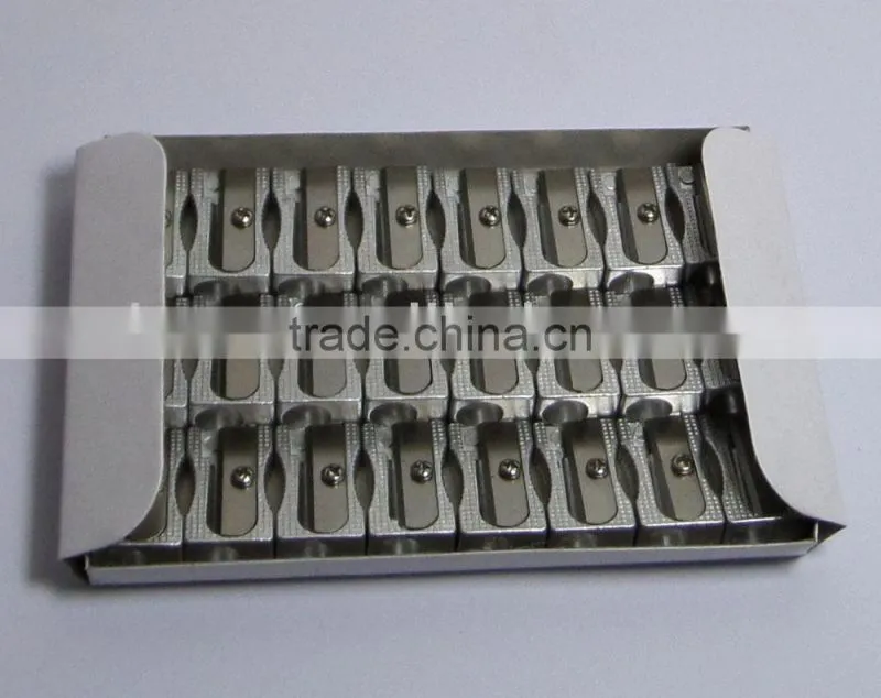 Office mini aluminium one hole pencil sharpener