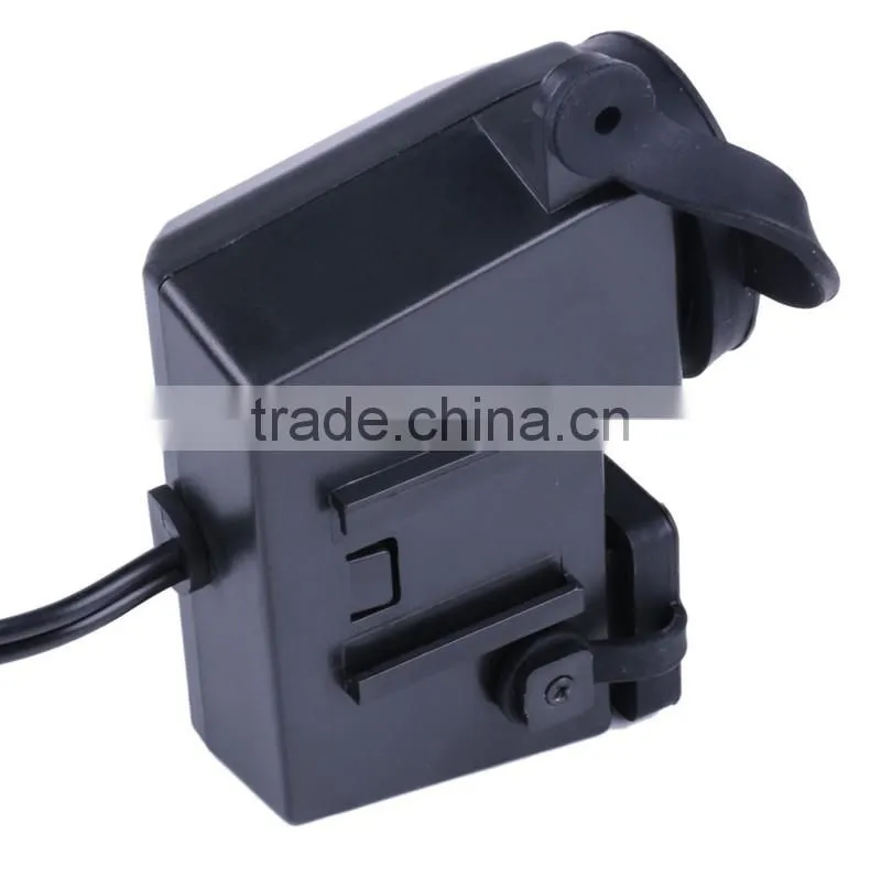 5v and 12v socket on the steering wheel motorcycle