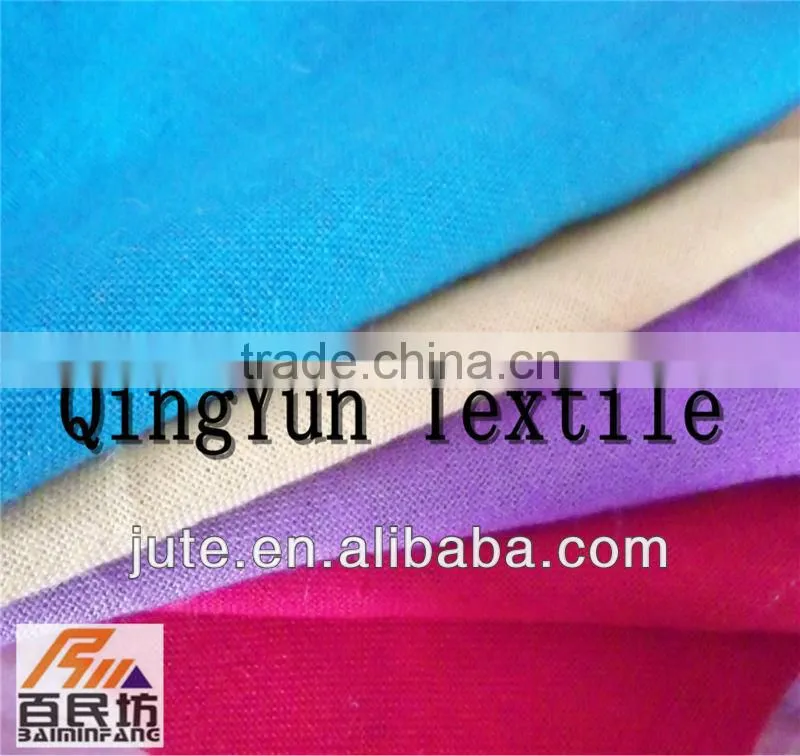 color jute fabric