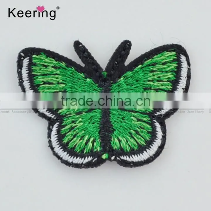 Colorful butterfly custom embroidery textile patch WEF-032