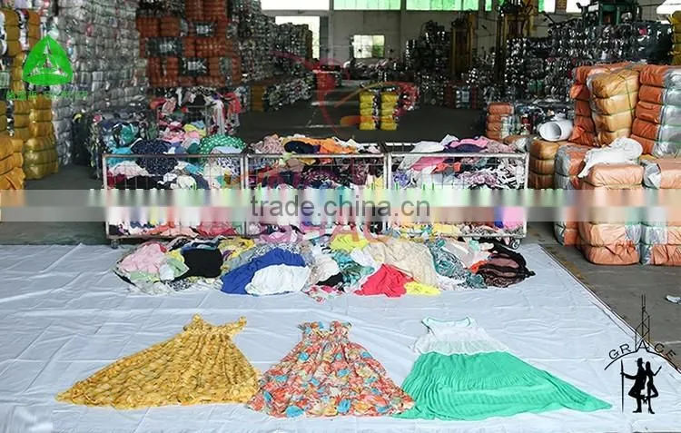 Wholesale Uk Usa style Silk Dress Used Clothing Used Clothes From China/Import Second Hand Clothing