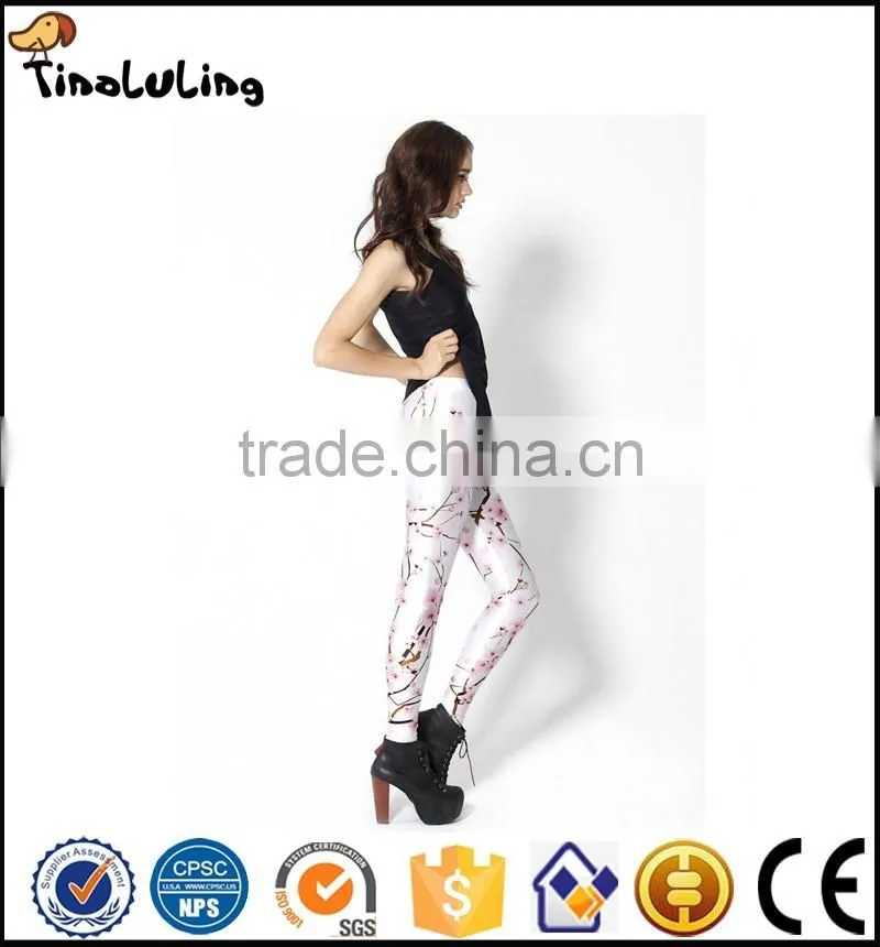 Floral Plum Blossom Flower Woman Legging Women Leggings Jeggings Sexy Legging Pants Printed Leggings