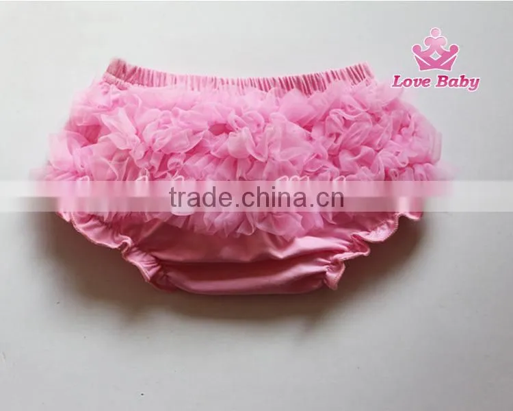 New Arrvial Baby Bloomers Baby Cotton Underwear with Ruffle for Children