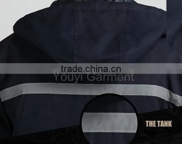 high quality thickening padded jacket with hood workwear for winter