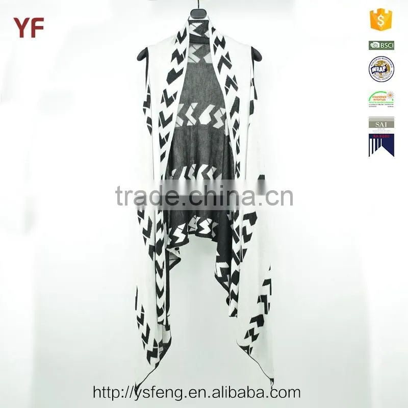 Custom Mexican Hand Knitted Pattern Poncho