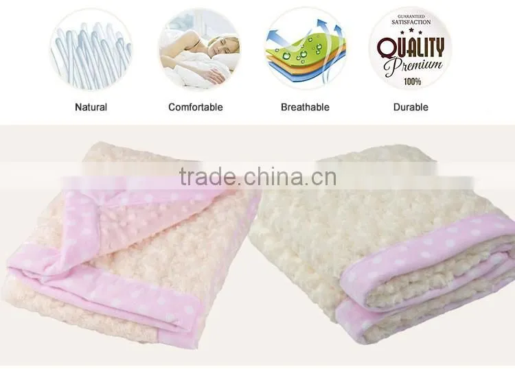 Custom Warp Pink Super Soft Mink Blanket