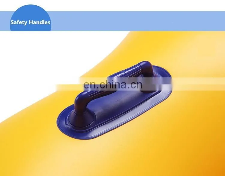 PVC inflatable 8 shaped swim tube water skiing ring inflatable water skiing tube