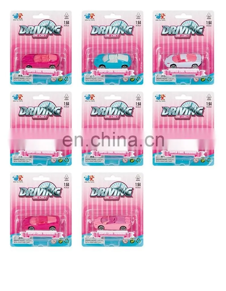 Die cast car for sale 1:43 pull back die cast car Barbie Pull back Metal car