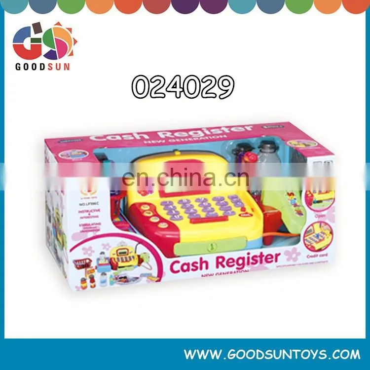 Best selling toy cash registers for kids kid cash register toy kids play checkout counter toys cheap price chenghai toys