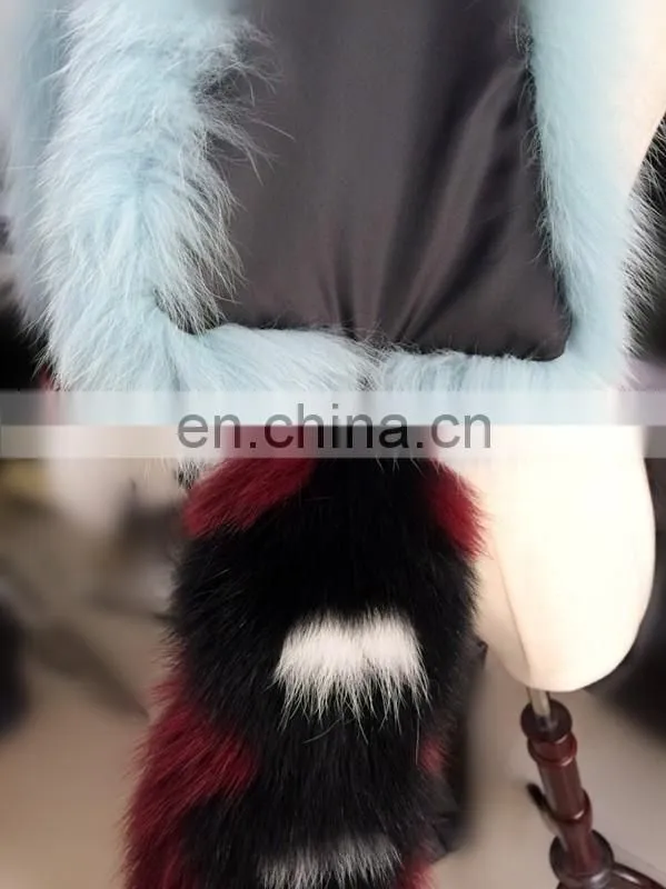 Women's Wrap Stole Scarves Fox Fur Collar Scarf Shawl Collar Korea Scarf
