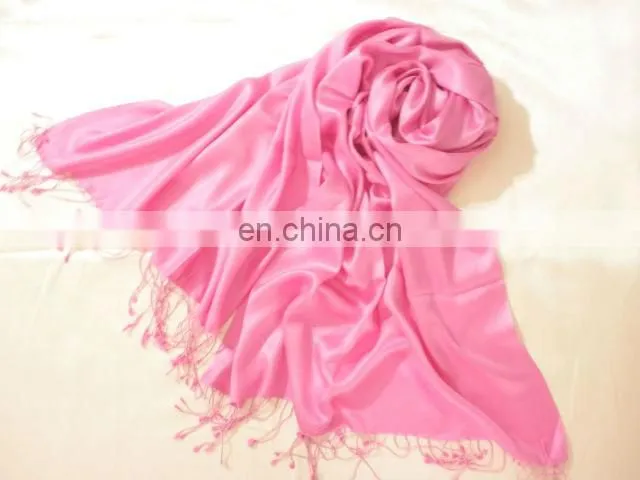 100% Silk Shawls in satin weave