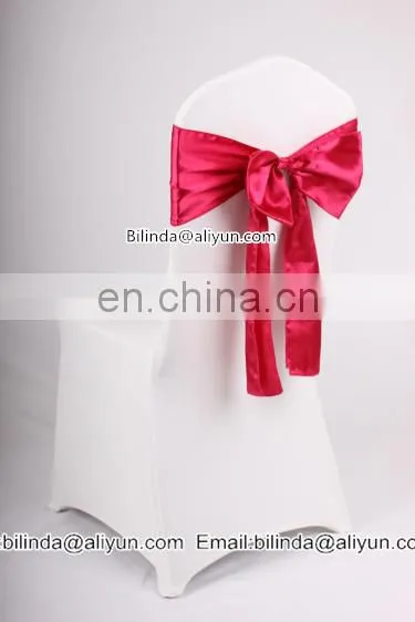 OEM factory wedding chair cover sash,chair bows with butterfly