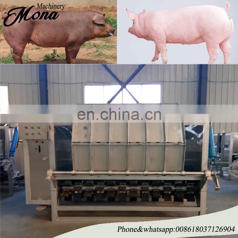 Best Price Pig Carcass livestock slaughter Hydraulic hair removing Machine of butchery slaughterhouse line