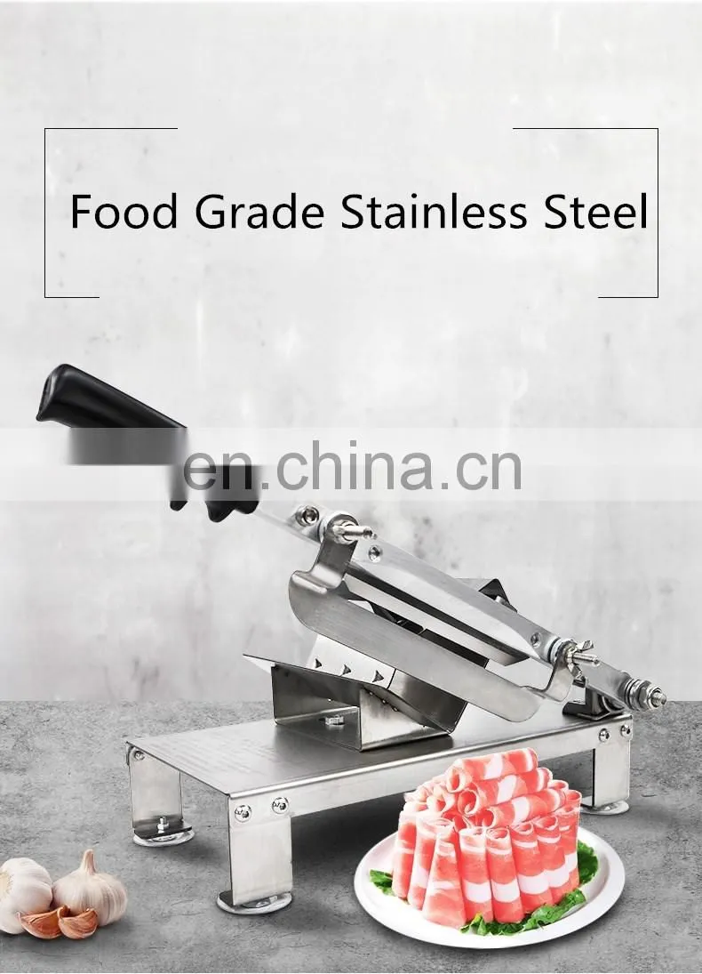 Mini Meat Slicer for home use /vegetable slicer/Small chicken beef lamb meat horizontal cutting machine slicer