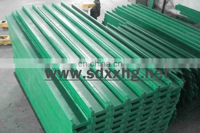 Self-lubricate PE Guide Rail machined guide rail HDPE guide track