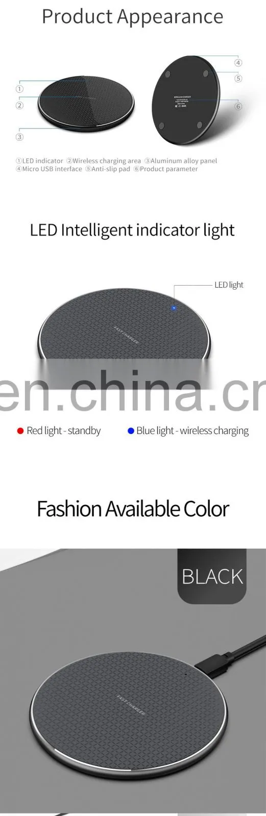 Hot wholesale 5V/2A Wireless Charger Wholesale New Arrivals 2020 Wireless Fast Charging Mobile Phones Charger For Iphone Android