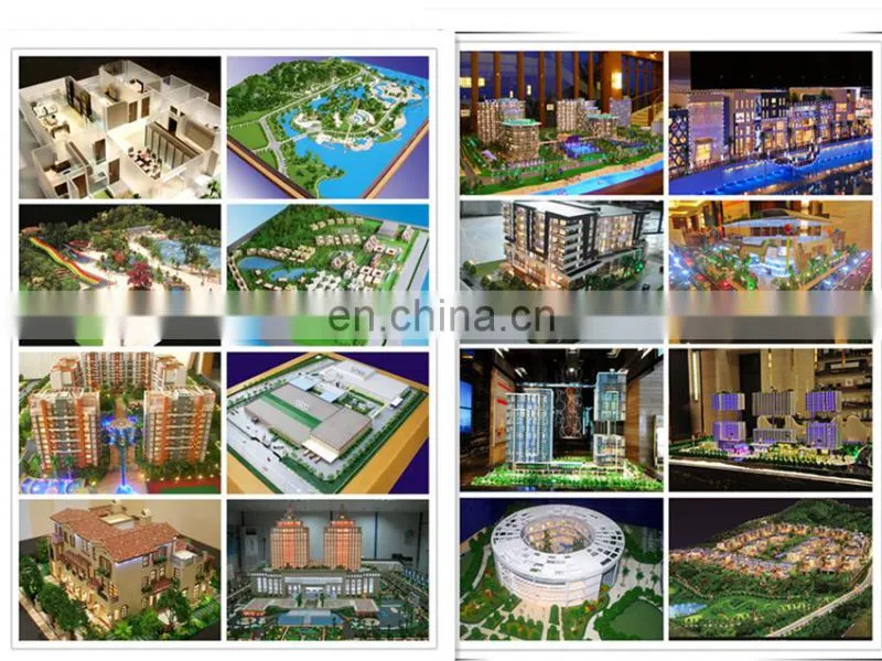 Dinosaur park architectural maquette for real estate & construction display with miniature people