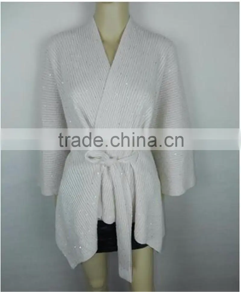 ladies women Fashion Blanket office Cashmere Pashmina & Wool knitted 2016 New Winter Warm Top Cape with belt