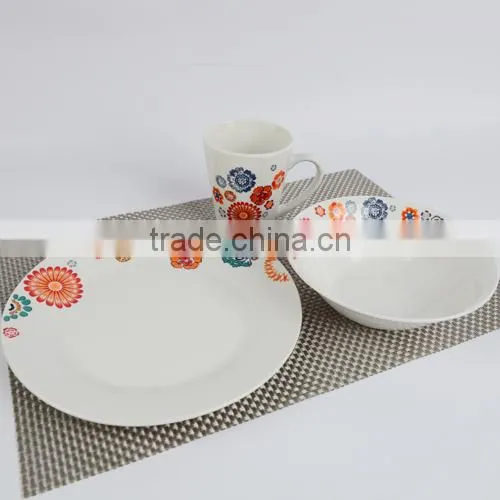 thailand porcelain dinner set, china dinnerware set, christmas porcelain dinner set