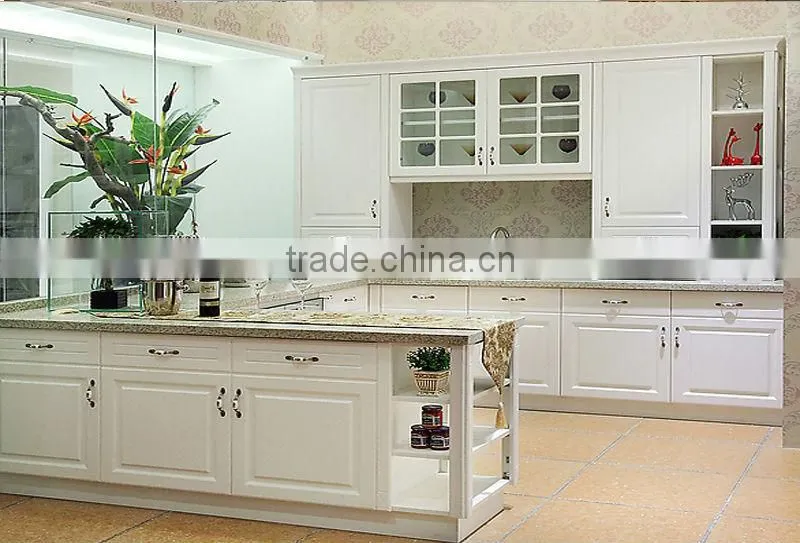 Neoclassic Solid Wood Kitchen Cabinet