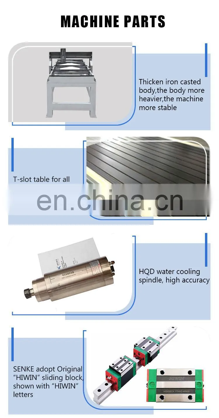 SENKE Hot Sale 4 Axis SKA-6060 6090 MINI CNC Cutter Wood Acrylic Metal Engraving Milling Machine