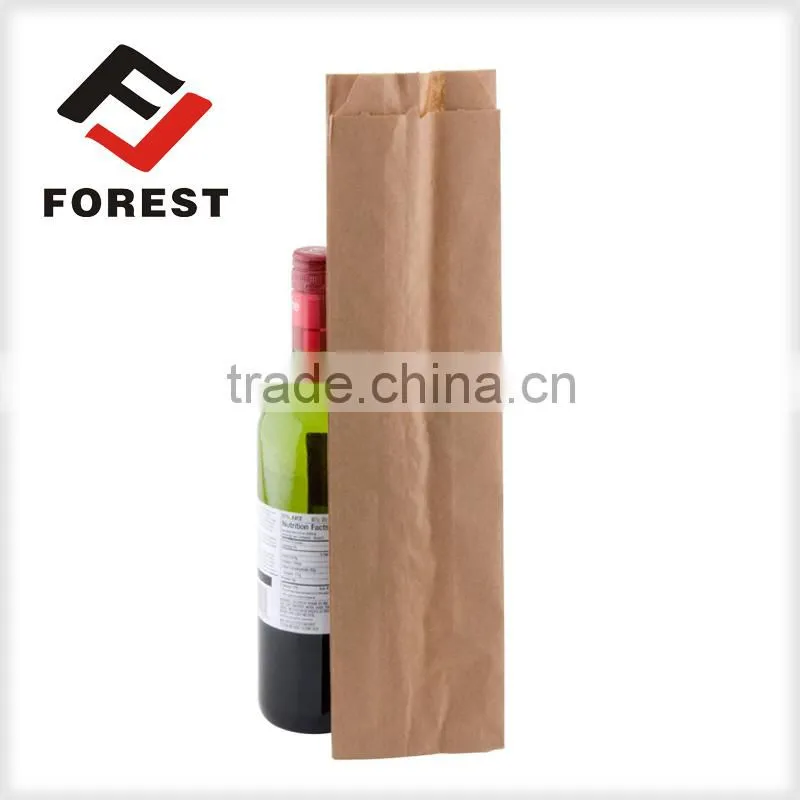 Wine paper bag for packaging paper kraft bag