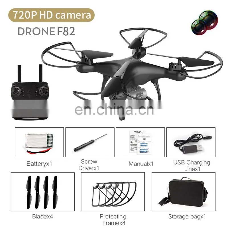 F82 Long Endurance 20 Minutes drone toy with camera Real-time Image Transmission Aircraft Fixed Altitude MINI Drone