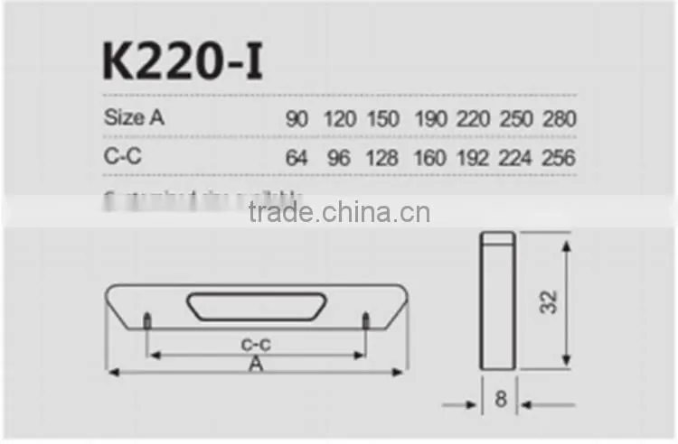 Wooden Color Handle For Wooden Cabinet Door Pull Handle