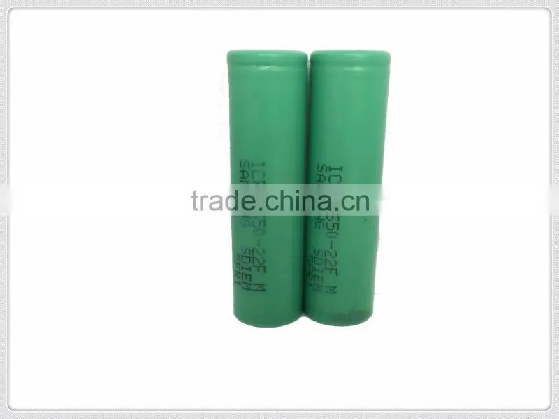 Samsung dimensions icr18650-22f rechargeable battery for flashlight