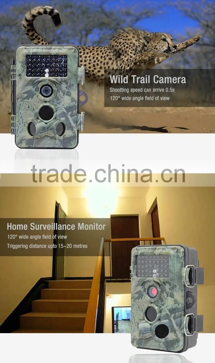 Outdoor Hunting Thermal Vision Camera With 42pcs 940nm infrared Trail Camera IP 54 Protected