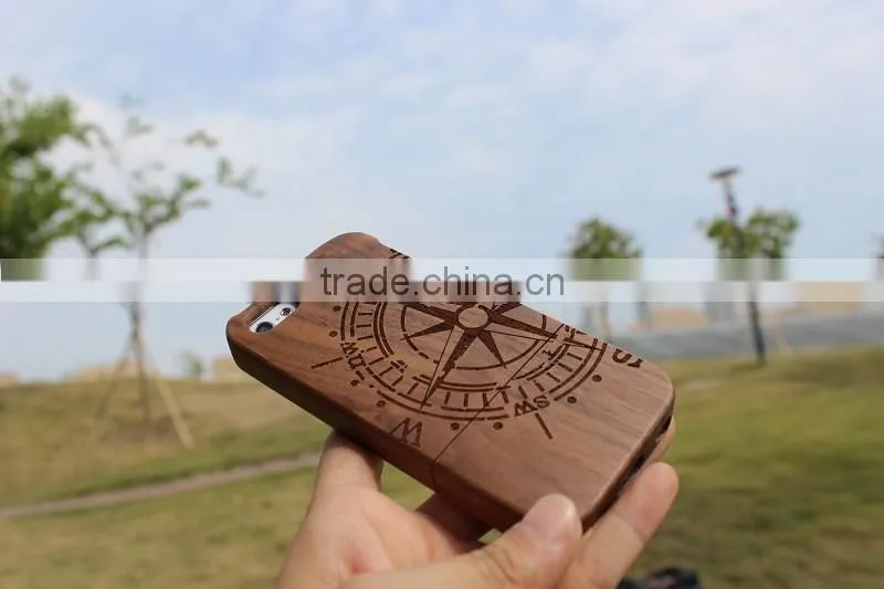 For Apple iphone 6 plus 5.5" wood Case , Bamboo case
