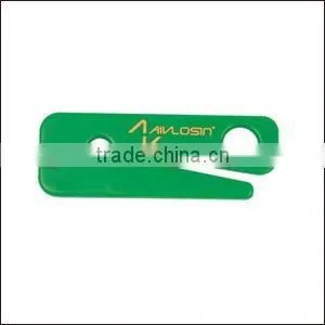 Cheap wholesale handle heartshaped plastic letter opener