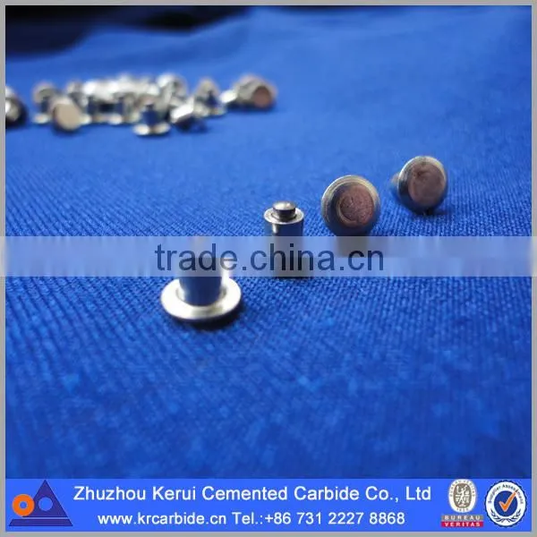 Tungsten carbide tire studs spikes, steel body with carbide tips