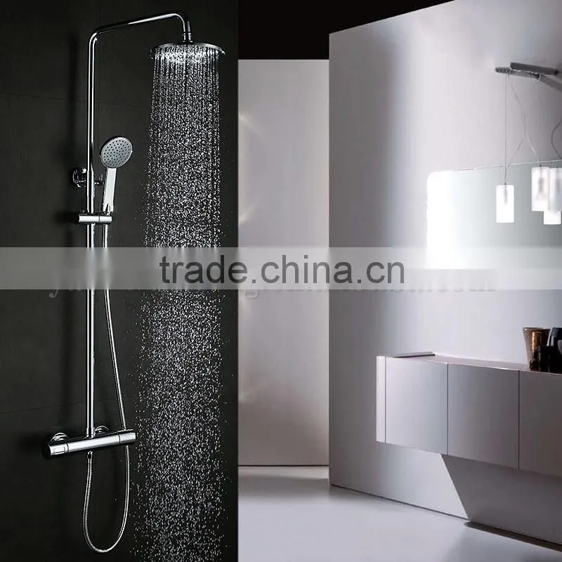 Top Shower, Hand Shower Thermostatic Bathroom Shower Faucet Set