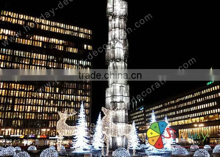 Outdoor led lights winding arches xmas decoration
