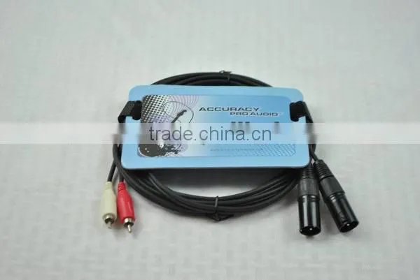 Professional RCA Male To XLR RCA YC Cable With 10 Feet YC807-10FT