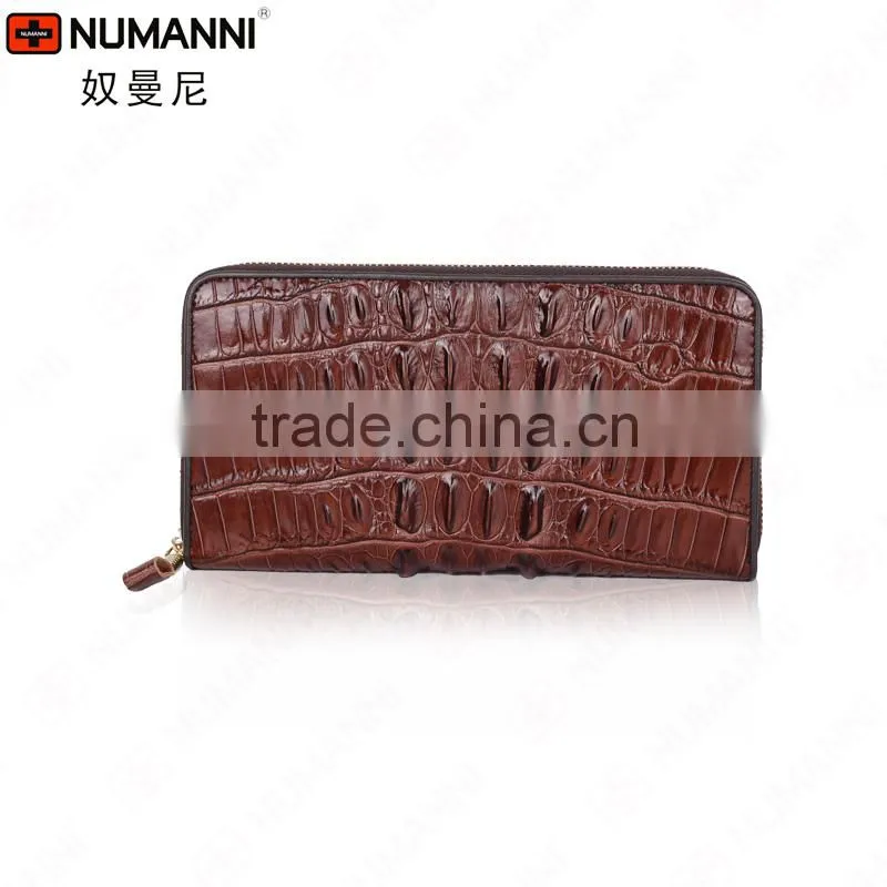 hot sale man hand genuine women leather wallet