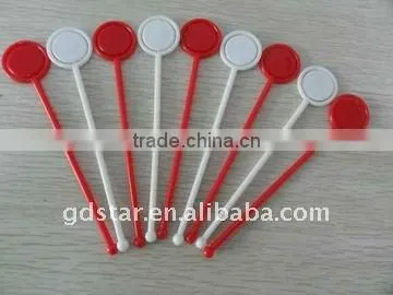 Cheap promotional custom plastic swizzle sticks