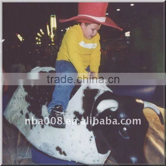 commercial inflatable bouncers game machine(bull riding machine)