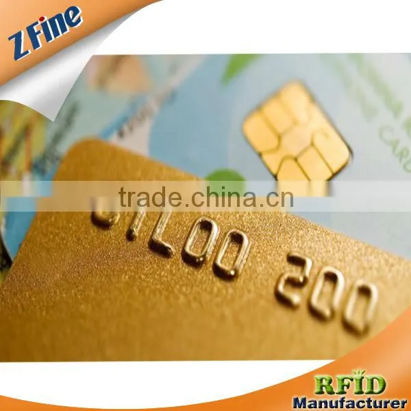 Plastic / PVC Gold and Silver Foil Hot Stamping Business Cards